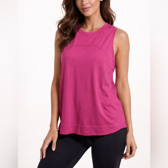 lululemon athletica Tops - lululemon Performance Knit Tank – Hot Pink – Size 12